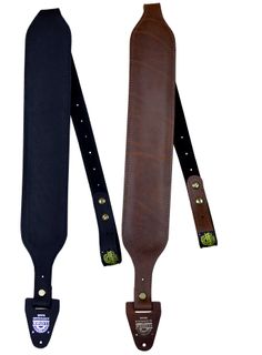 COLONIAL LEATHER 70MM STRAIGHT PADDED SLING BROWN