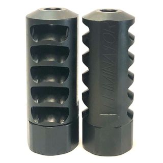 308 "The Eliminator" Stainless Muzzle Brake - 5/8x24 Thread For Ruger Howa Savage