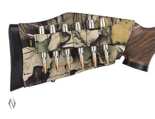 ALLEN RIFLE BUTTSTOCK 6 SHELL HOLDER CAMO