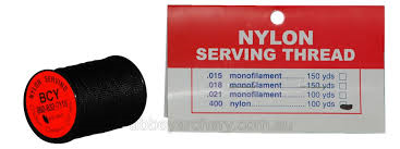 BCY NO400 NYLON SERVING 100YD BLACK