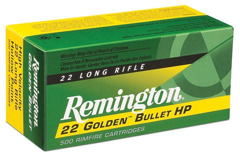 REMINGTON 22LR GOLDEN BULLET SOLID 40G RN 100PK