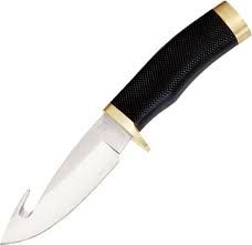 BUCK ZIPPER HOLLOW RUBBER GRIP KNIFE