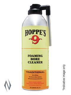 HOPPES NO9 FOAMING BORE SOLVENT 12OZ