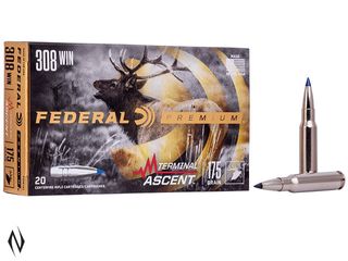 FEDERAL 308 WIN 175GR TERMINAL ASCENT 20PKT