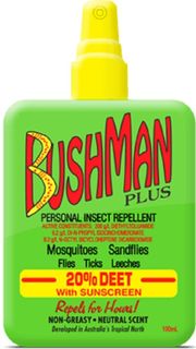 BUSHMAN PLUS DRYGEL 20% DEET 100ML PUMP