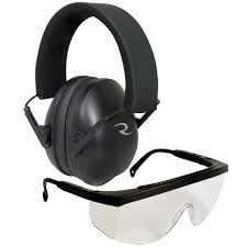 RADIANS LOWSET COMBO SLIM LINE EARMUFFS AND GLASSES