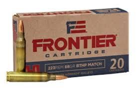 HORNADY 223 68G BTHP MATCH FRONTIER 20PK