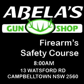 SATURDAY 26TH OCTOBER 8:00AM SAFETY COURSE ABELAS