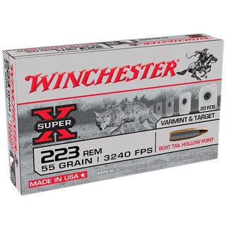 WINCHESTER SUPER X 223REM 55GR HPBT  20PKT
