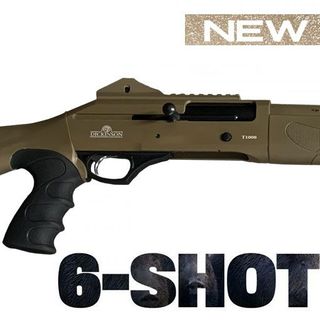 TEMPLETON T1000 STRAIGHT PULL TACTICAL ADJ 20IN 12GA 6 SHOT FDE