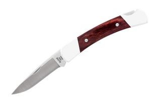 BUCK SQUIRE 3.75IN ROSEWOOD FOLDING KNIFE W/- SHEATH