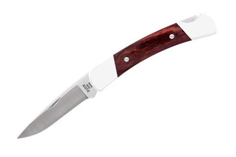 BUCK SQUIRE 3.75IN ROSEWOOD FOLDING KNIFE W/- SHEATH
