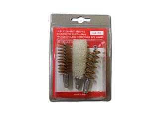 THREE BRUSH SET  WOOL TORNADO AND BRONZE VARIOUS CALIBRES