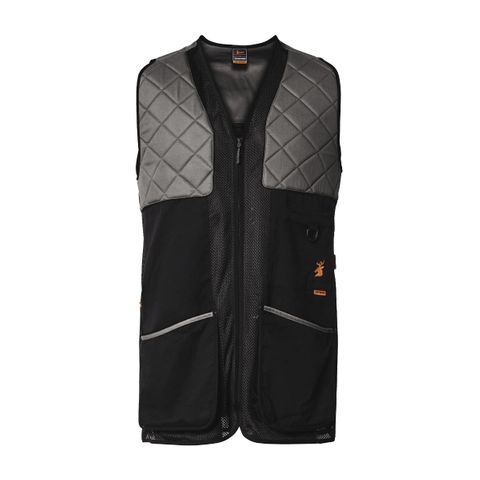 SPIKA SHOOTING VEST ADULT CHARCOAL SMALL