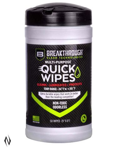 BREAKTHROUGH CLP QUICK WIPES 5X7IN 50PK