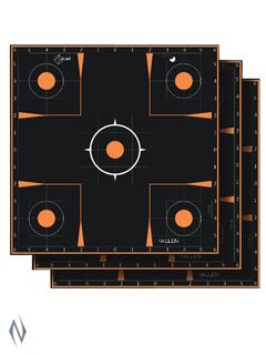 ALLEN EZ AIM SPLASH ADHESIVE SIGHT IN GRID TARGET 12X12 5PK