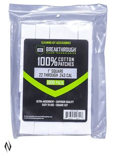 BREAKTHROUGH COTTON PATCHES 243-270 1000PK