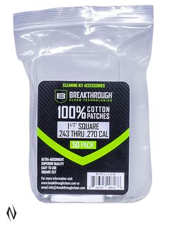 BREAKTHROUGH COTTON PATCHES 1.5IN 243-270 50PK