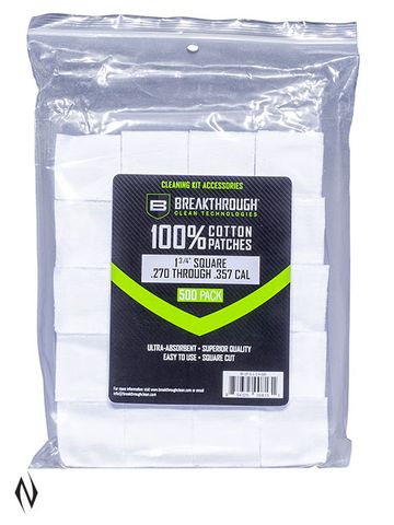BREAKTHROUGH COTTON PATCHES 1.75IN 270-357 500PK