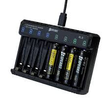 SPERAS NL8 USB BATTERY CHARGER 8 SLOT LED INDICATOR