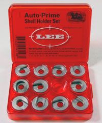 LEE HAND PRIMING TOOL SHELL HOLDER SET RED