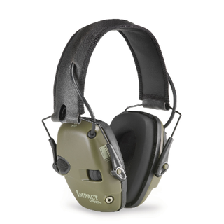 HOWARD LEIGHT IMPACT SPORT EARMUFFS 24DB ELECTRONIC OLIVE GREEN