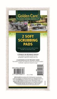 GOLDEN CARE SCRUBBUNG PADS NON-WOOD 2PK