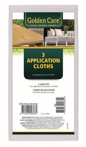 GOLDEN CARE APPLICATION CLOTHS 3PK