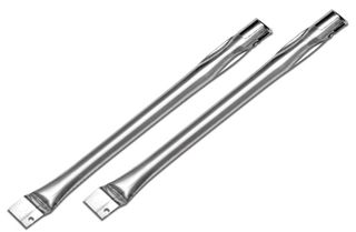 GASMATE STAINLESS STEEL BBQ RAIL BURNERS - 2 PACK