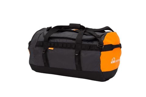 KIWI CAMPING GEAR BAG LARGE ORANGE/BLACK 80L