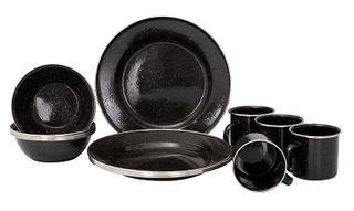 KIWI CAMPING 12 PC ENAMEL DINING SETTING