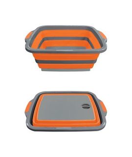 KIWI CAMPING 30L COLLAPSIBLE SINK WITH CHOPPING BOARD BASE