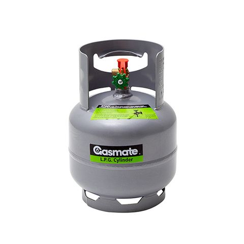 GASMATE 2KG LPG CAMPING CYLINDER