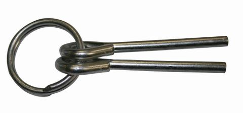KIWI CAMPING PIN & RINGS - DOUBLE - 4PK