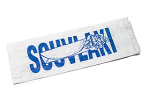 SOUVLAKI BAG PRINTED 280 X 90 X 50 GPL 500PKT