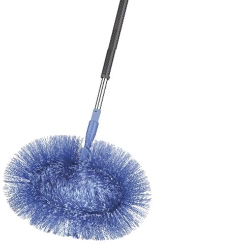 COBWEB BROOM WITH EXTENSION HANDLE OVAL SHAPED (NAB)