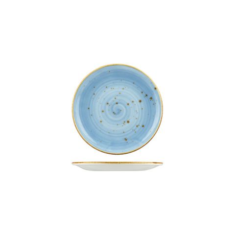 16CM RUSTIC APATITE ROUND PLATE