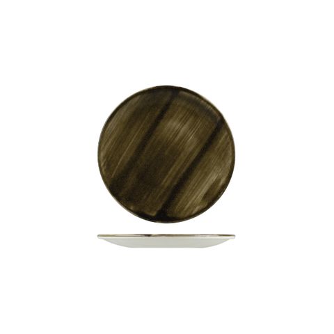 ARTISENSE ROUND COUPE PLATE GREY 160mm