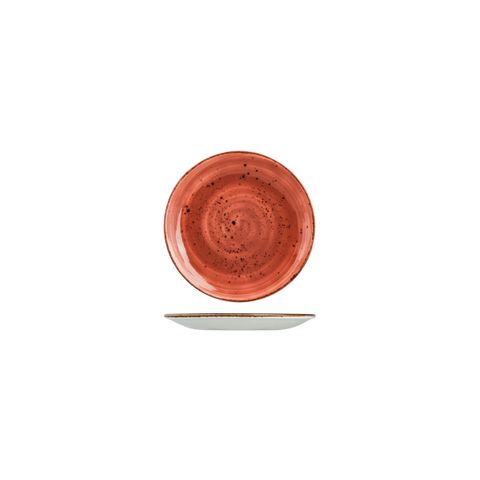 16CM RUSTIC TERRA COTTA ROUND PLATE