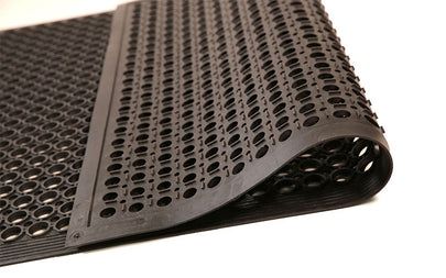 **MAT SAFETY 600 X 900 BLACK STANDARD CLS