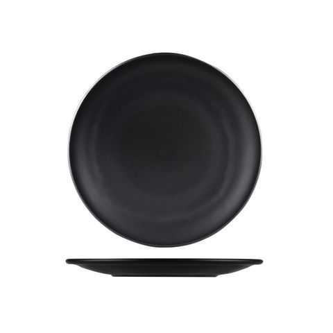 BRIGHTON ROUND COUPE PLATE BLACK MATTE 275mm