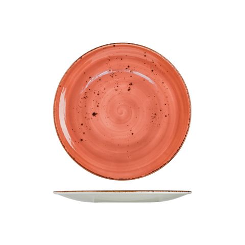 29CM RUSTIC TERRA COTTA ROUND PLATE