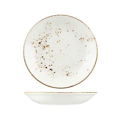 WELLINGTON ROUND COUPE BOWL RUSTIC WHITE 265mm
