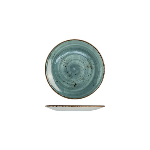 20.5CM RUSTIC APATITE ROUND PLATE