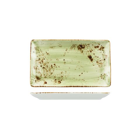 WELLINGTON RECT. PLATTER RUSTIC JADE 270x160mm