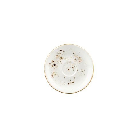WELLINGTON ESPRESSO SAUCER RUSTIC WHITE 135mm