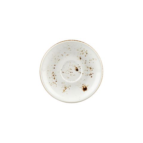 WELLINGTON CAPPUCCINO SAUCER RUSTIC WHITE 150mm