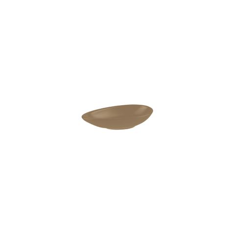 NATURAL SATIN ALMOND DISH BROWN 120x60x25mm / 50ml