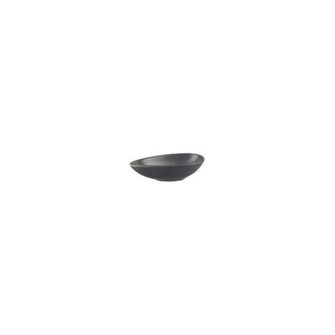 NATURAL SATIN ALMOND DISH GREY 90x45x25mm / 25ml