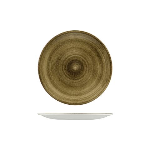 ARTISENSE ROUND COUPE PLATE GREY 200mm